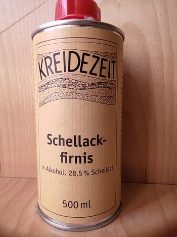 Schellackfirnis Kreidezeit